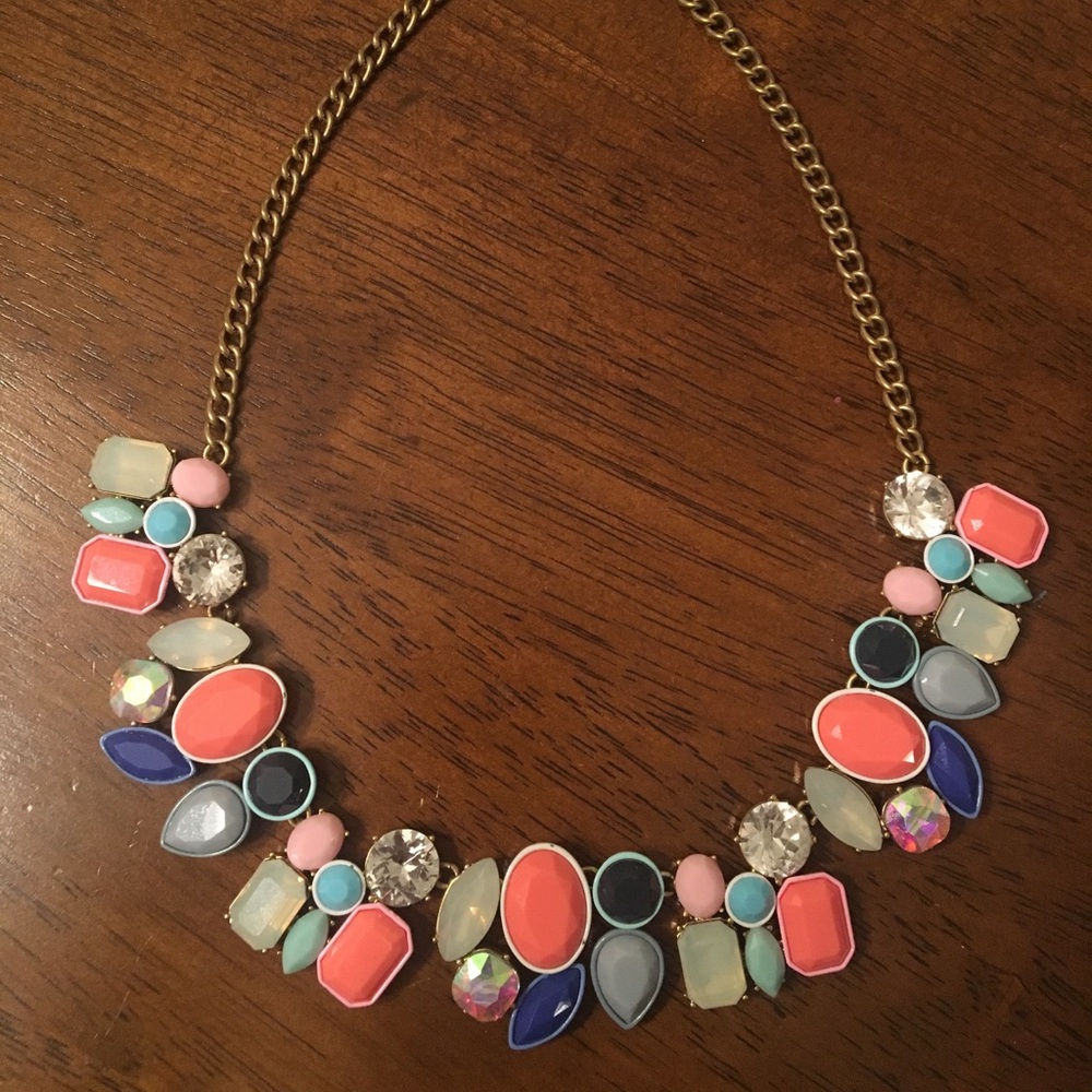 J. Crew Factory gemstone necklace